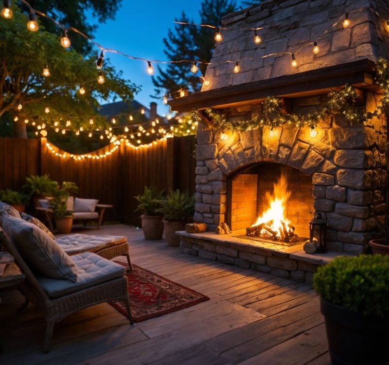 outdoor fireplaces