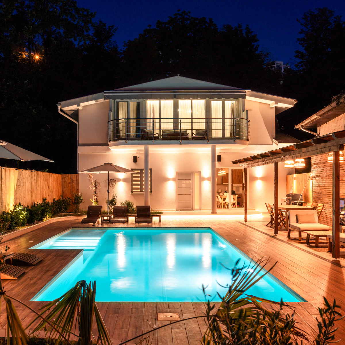 56 custom built pool and patio in NC